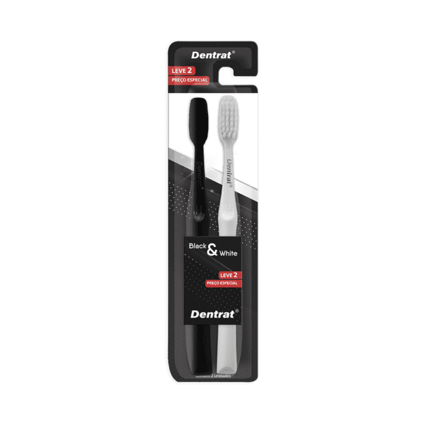 Escova Dental Black & White