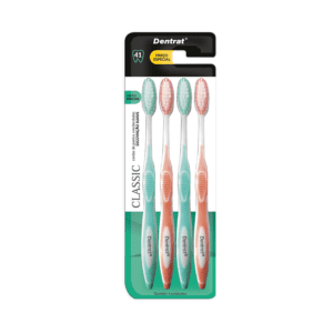 Escova Dental Classic c/ 4 unid