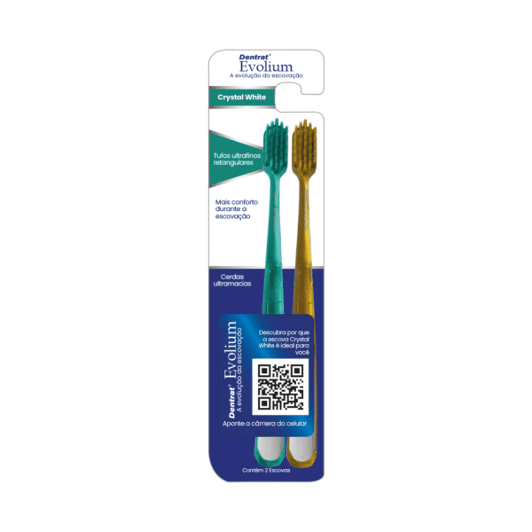 Escova dental Crystal White Dupla