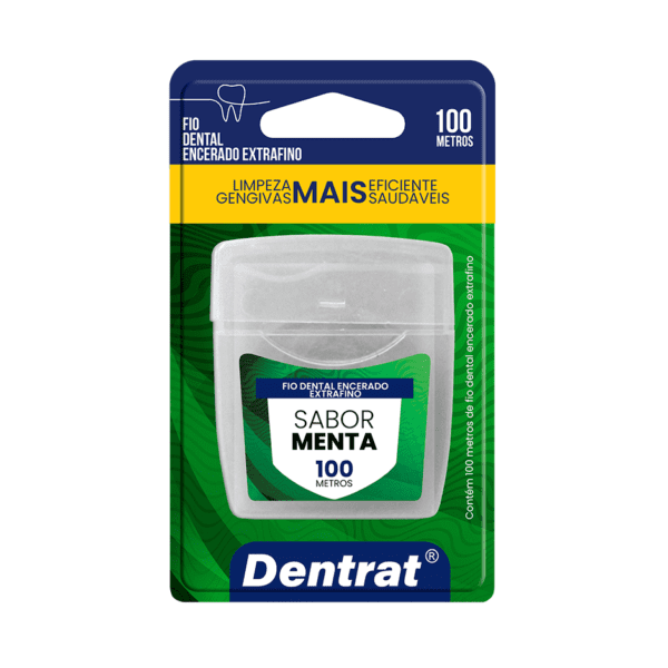 Fio dental encerado extrafino 100m